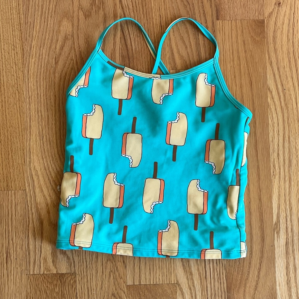Hanna Andersson popsicle tankini top size 140 (US 10)